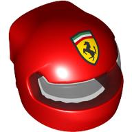 MINI HELMET, NO. 501: {ярко червен}