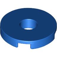 FLAT TILE 2X2 ROUND W. HOLE Ø4.85: {ярко син}
