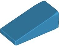 ROOF TILE 1X2X2/3: {тъмно небесносин}