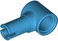 Technic, Pin with Friction Ridges and Pin Hole: {тъмно небесносин}