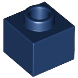 PLATE 1X1X2/3: {земно син}