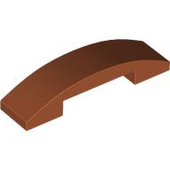Slope, Curved 4 x 1 x 2/3 Double: {тъмно оранжев}