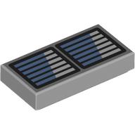 FLAT TILE 1X2, NO. 475: {умерено каменно сив}