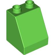 ROOF TILE 2X2X2, DEG. 54: {ярко зелен}