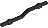 SHAFT 6 MODULE, W/ FLANGE: {черен}