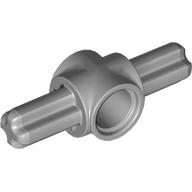 BEAM, 1 MODULE W/ 2 CROSS AXLE, 180 DEG.: {умерено каменно сив}