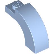 BRICK, 1X3X1 2/3, CIRCLE ARCH: {светло кралско син}