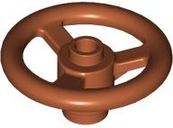 STEERING WHEEL Ã˜24: {тъмно оранжев}