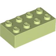 BRICK 2X4: {пролетно жълто-зелен}