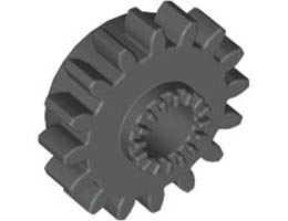 Зъбно колело Z16 Ø4.9: {тъмно сив}