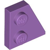 RIGHT PLATE 2x2 27DEG: {умерено лавандулов}