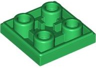 FLAT TILE 2X2 INV.: {тъмно зелен}