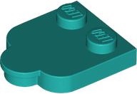 DESIGN, PLATE, 2X3, NO. 1: {ярко синьо-зелен}