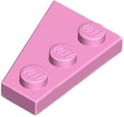 RIGHT PLATE 2X3 W/ANGLE: {светло пурпурен}