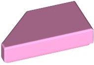 TILE 1X2, DEG. 45, CUT, RIGHT: {светло пурпурен}