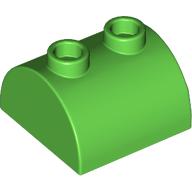 BRICK 2X2 W. BOW AND KNOBS: {ярко зелен}