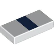 FLAT TILE 1X2, NO. 481: {бял}