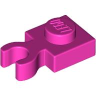 PLATE 1X1 W. HOLDER: {ярко пурпурен}