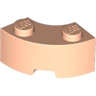 BRICK 2X2W.INSIDE AND OUTS.BOW: {светло нуга}