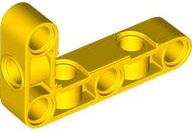 Technic, Liftarm, Modified Perpendicular Holes Bent Thick L-Shape 3 x 5: {ярко жълт}