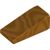 ROOF TILE 1X2X2/3, NO. 53: {топло златист, лакиран}