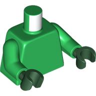 Torso Plain / Green Arms / Dark Green Hands: {тъмно зелен}