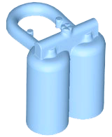 MINI OXYGEN BOTTLES: {светло кралско син}