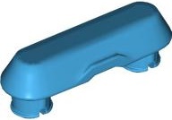 Technic, Link Tread Attachment, Double, Rubber: {тъмно небесносин}