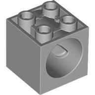 GEAR BLOCK 2X2X1 2/3: {умерено каменно сив}