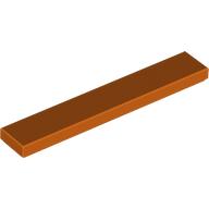 FLAT TILE 1X6: {червеникаво-оранжев}