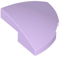 BRICK, 2X2X2/3, 1/4 SPHERE, W/ CUTOUT: {лавандулов}