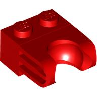 BRICK 1X2, W/ 10.2 BALL CUP, NO. 1: {ярко червен}