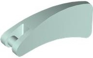 Fish Tail / Fin with Bar Handle: {аквамарин}