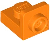 PLATE 1X1, W/ 1.5 PLATE 1X1, UPWARDS: {ярко оранжев}