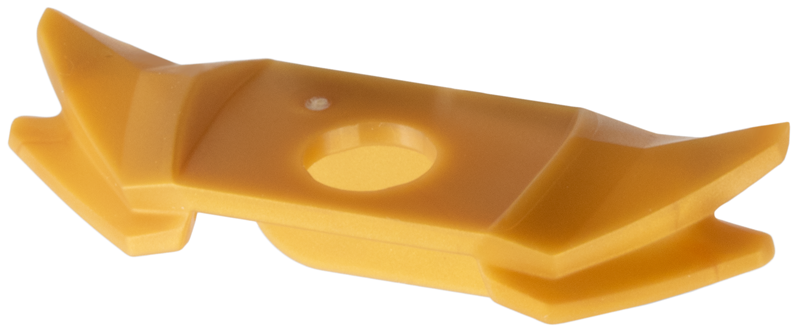 Minifigure Armor Shoulder Pads Wide with Double Flaps, 2 Studs on Back: {топло златист}