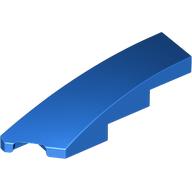 BRICK 1X4X1, HALF BOW W/ CUT, LEFT: {ярко син}