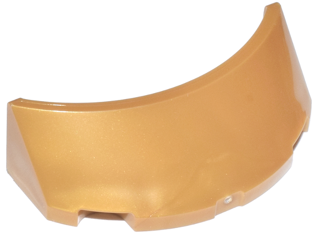 Windscreen 2 x 4 x 1 Curved: {топло златист}