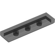 FLAT TILE 1X4: {прозрачно черен}