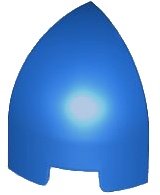 Slope, Curved 1 x 1 x 1 1/3 Corner Round: {ярко син}