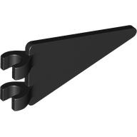 FLAG 2X3.5, W/ 3.2 HOLDER, NO. 1: {черен}