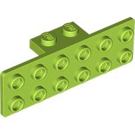 PLATE 1X2, W/ 1.5 PLATE 2X6, DOWNWARDS: {ярко жълто-зелен}