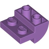 BRICK 2X2X1 INV. BOW, W/ CUT OUT: {умерено лавандулов}