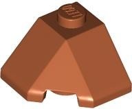 Wedge 2 x 2 (Slope 45 Corner): {тъмно оранжев}