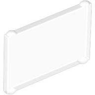 Glass for Window 1 x 3 x 2 Flat Front: {прозрачен}