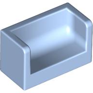 WALL DOUBLE CORNER 1X2X1: {светло кралско син}