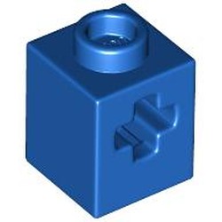 BRICK 1X1, W/ CROSS HOLEÂ Â Â Â Â : {ярко син}