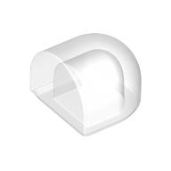 PLATE 1X1X2/3, BOW, 1/2 CIRCLE: {прозрачен}