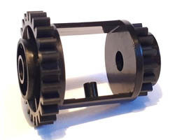 Technic, Gear Differential, 24-16 Teeth: {черен}