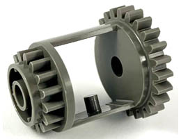 Technic, Gear Differential, 24-16 Teeth: {тъмно сив}