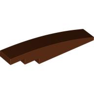 BRICK W/ BOW 1X6X1: {червеникаво-кафяв}
